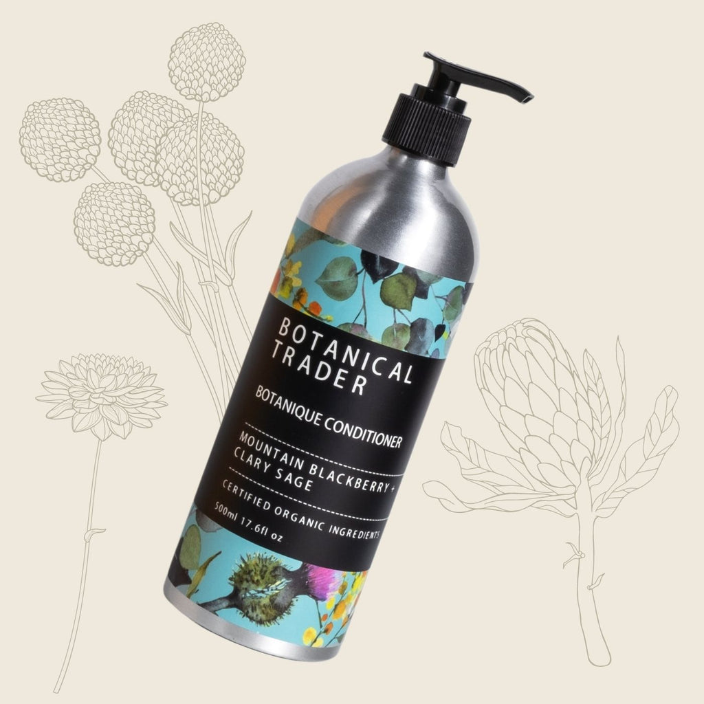 Natural Organic Conditioner: Mountain Blackberry + Clary Sage